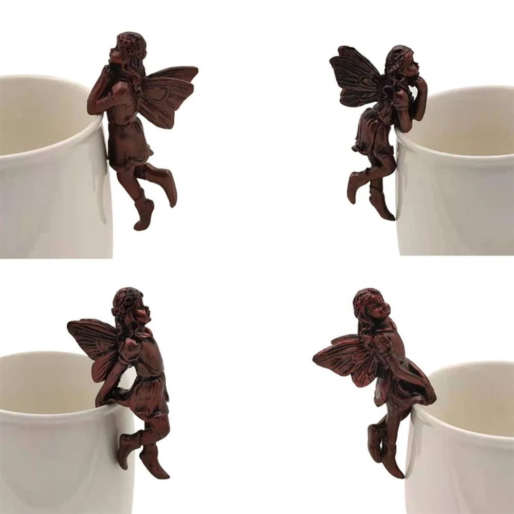 8.5CM Potting Pendant New Resin Mini Sculpture Cup Hanging Huggers Hanging Fairy Combination Cup