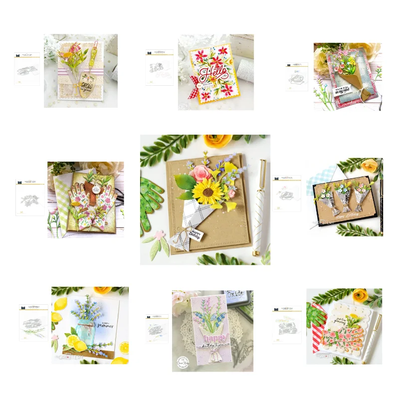 The arrival of the new 2022 KeepArts new garden variety metal cutting die scrapbook album decorative embossed paper card crafts