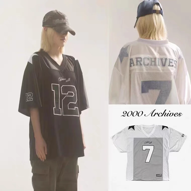 

Футболка Loose Digital Me Jie round Ne Long Sve Cotton Commute Sle с креативным узором, женская футболка Faion