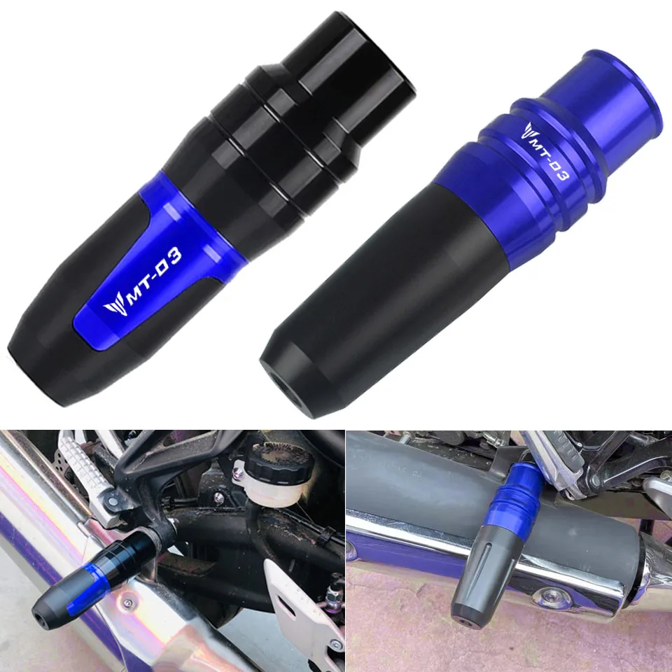 

Motorcycle Accessories For YAMAHA MT-03 MT03 MT 03 2010-2023 2024 Frame Slider Anti Crash Caps Exhaust Sliders