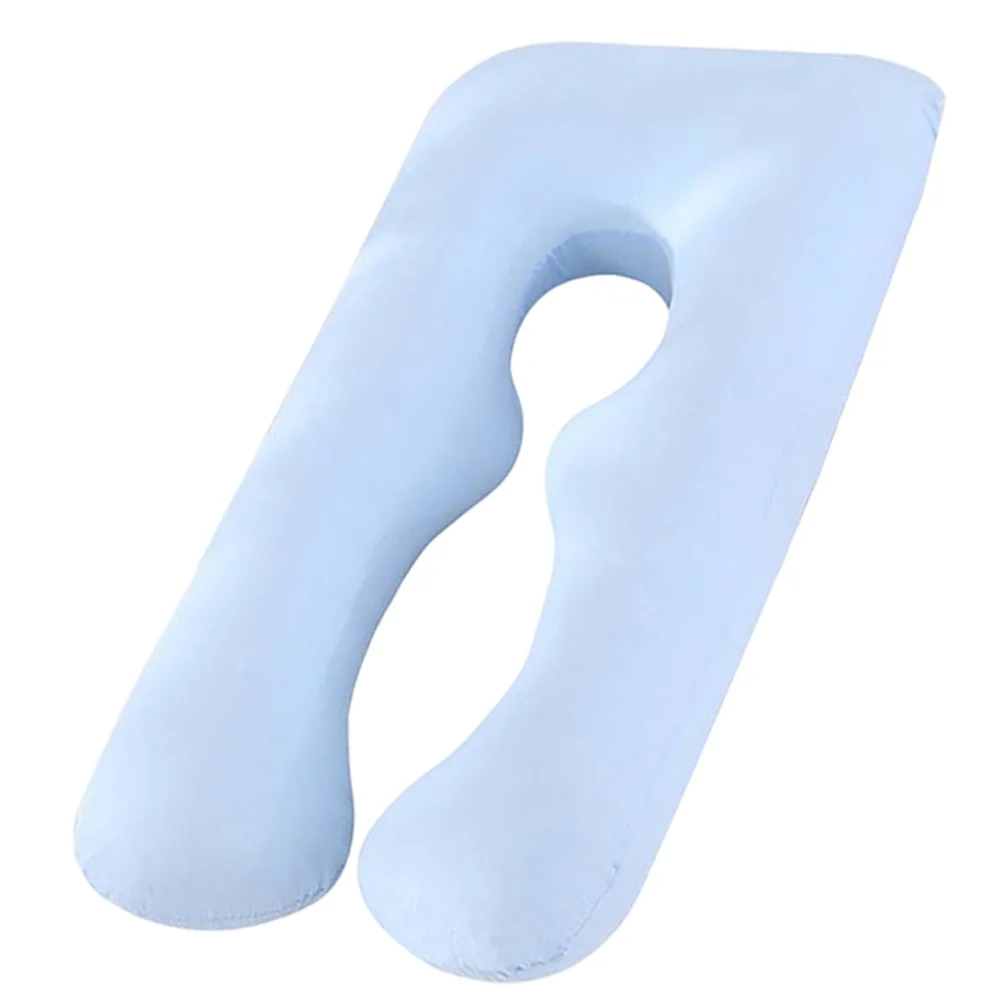 

1pc U Shape Pregnancy Pillow Case Cover For Maternity Support Back Leg Belly Pregnant Women Washable Soft Vibrant Color Zipper