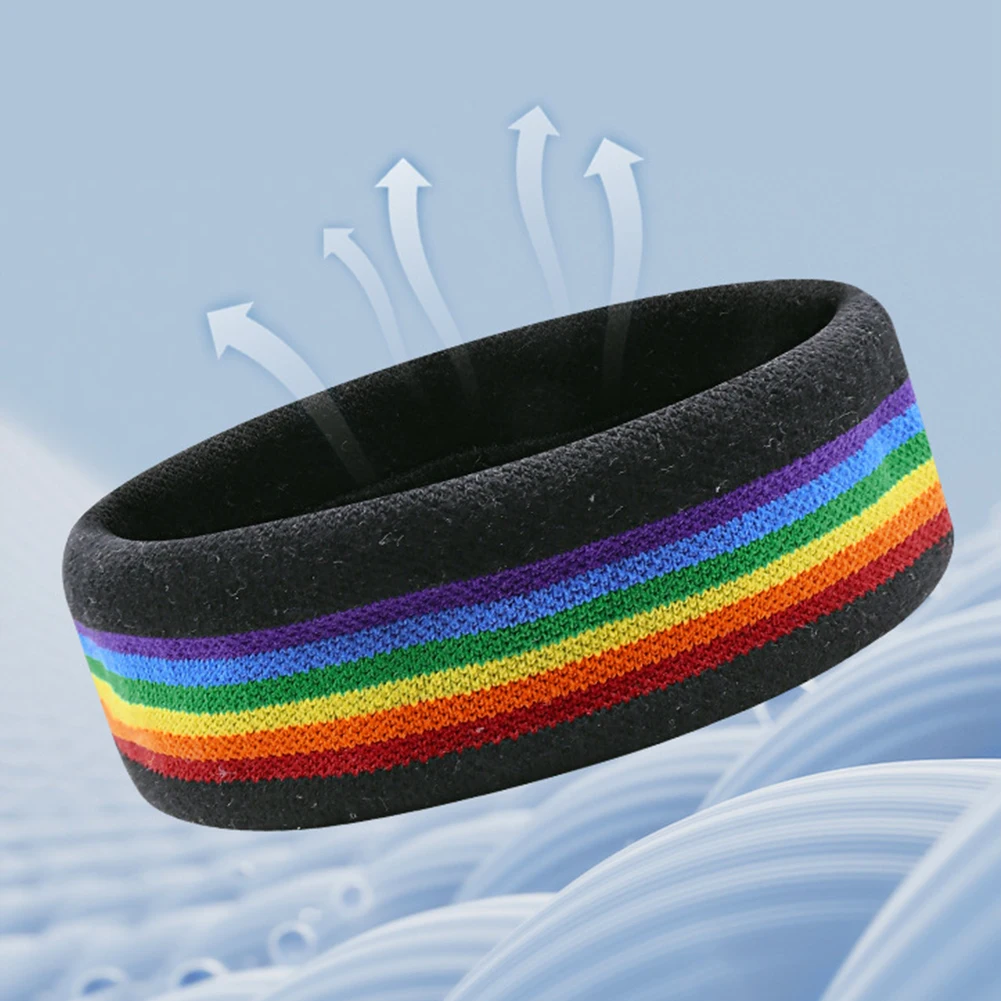 Bandas para la cabeza para el sudor, banda elástica atlética para el sudor que absorbe la humedad para hombres y mujeres para correr, tenis, baloncesto, fútbol, voleibol