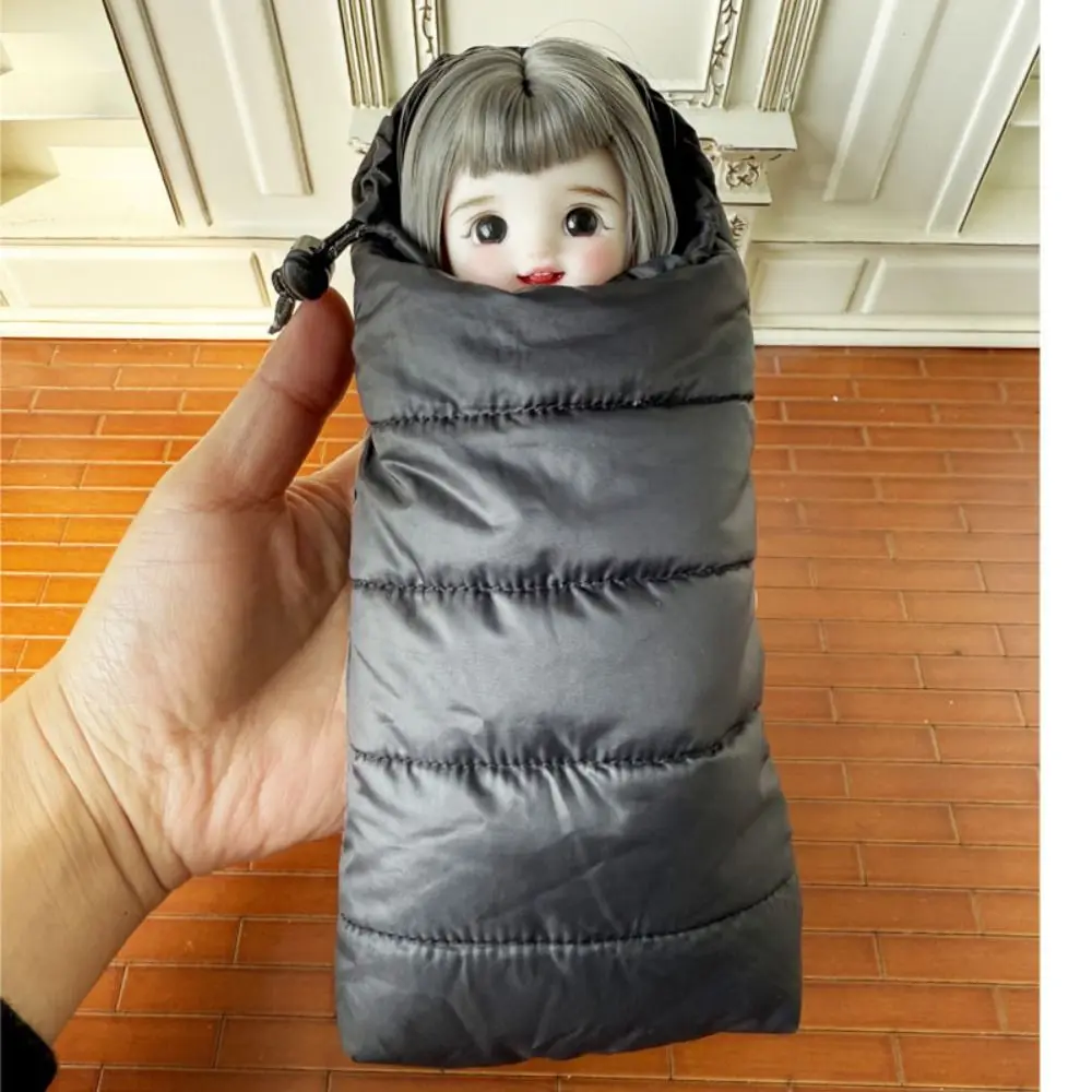 Scene Decoration Doll Sleeping Bag Lifelike Design Bedroom Furniture Sleeping Bag Miniature Simulation Micro Scene