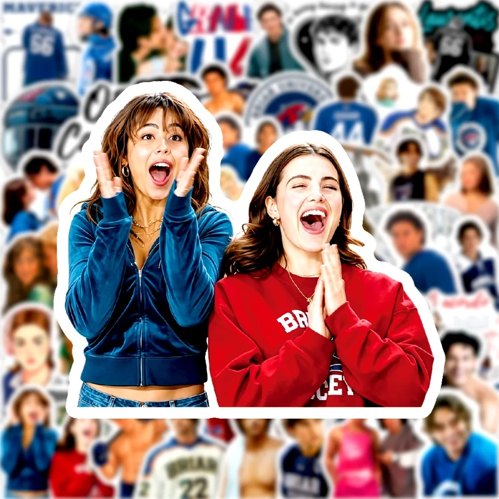 10/50Pcs American TV Series Off Campus Character Adhesive Stickers Bottles Waterproof Notebooks Decorative Peripheral Stickers