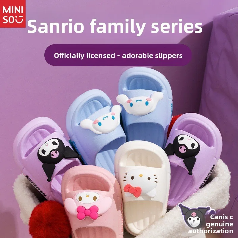 

Miniso Baby Girls Crocs Clogs, Indoor Bath Slippers Cute Outdoor Beach Sandals Anti-Slip