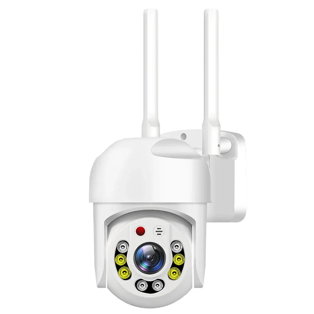 4MP MicroSD HD IP Outdoor Surveillance Camera, Wireless Security Device, with Night Vision & Auto Tracking