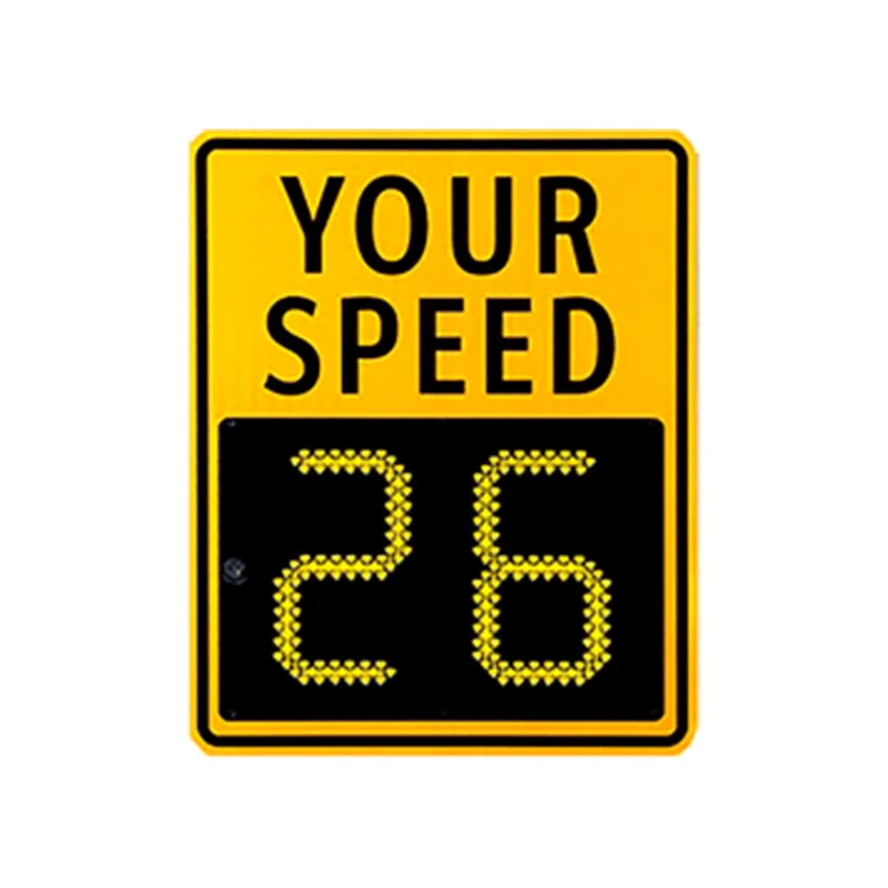 Aluminum shell radar speed meter Road real-time display speed meter Freeway solar speed meter