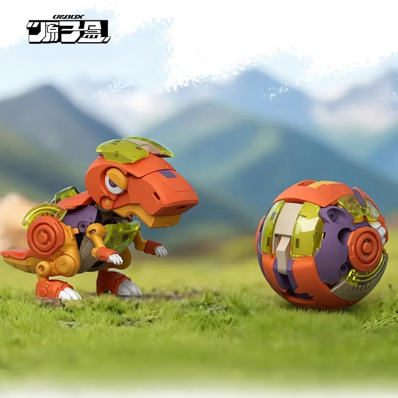 Disponibile Scatola atomica Serie di dinosauri Volare ding Trasformazione Giocattolo Piccola scala Action Figure Collezione di modelli Giocattolo Regalo