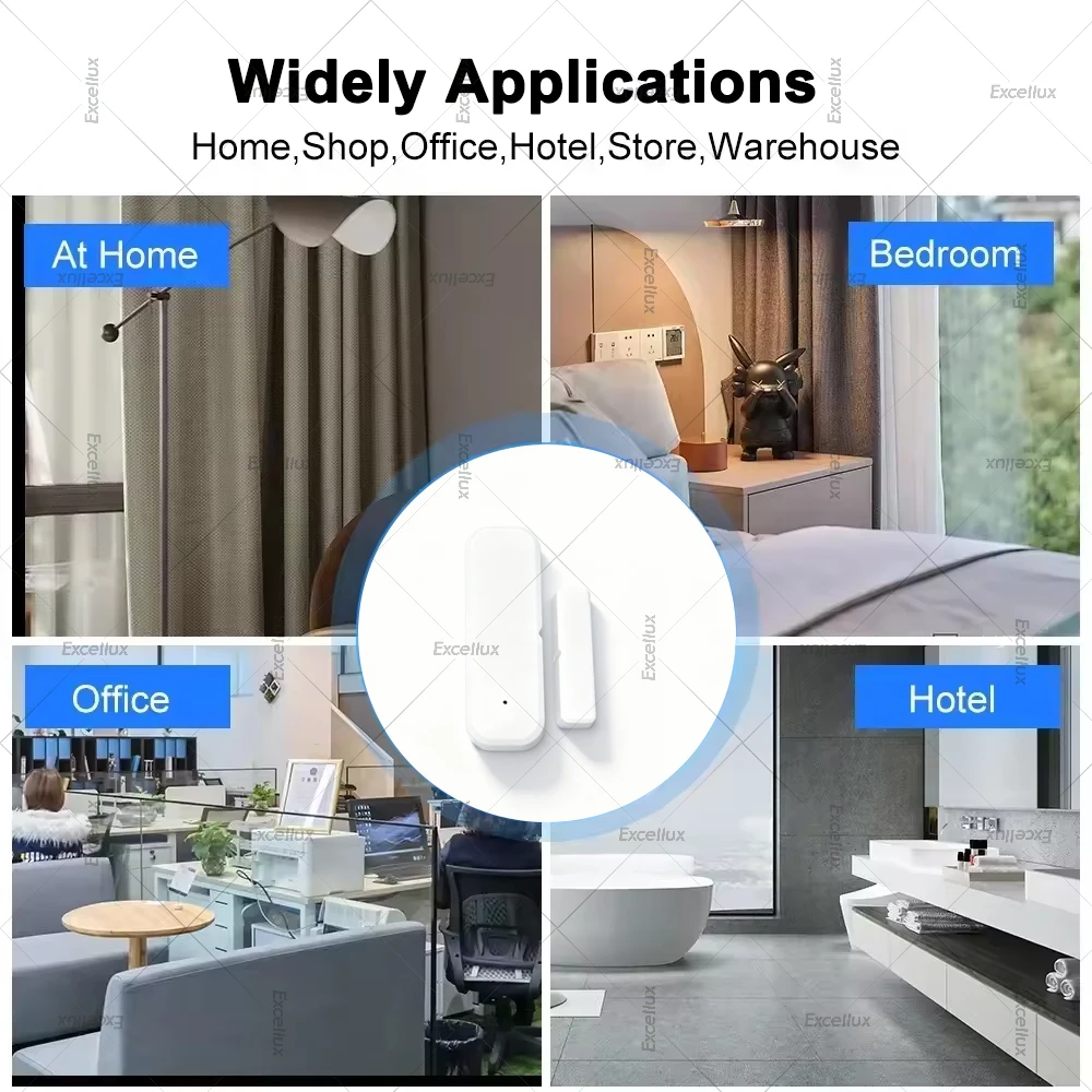 مستشعر الباب والنافذة الذكي ZigBee 3.0، كاشف حماية أمن المنزل الذكي، كاشف مغلق مفتوح لـ Tuya Smart أو Zigbee2MQTT