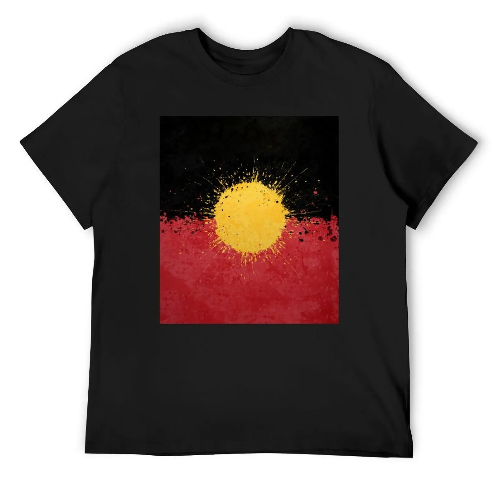 

Abstract Australian Aboriginal Flag Art, Australian Aboriginal For People, Australian Designs, Art Oil Paint T-Shirt