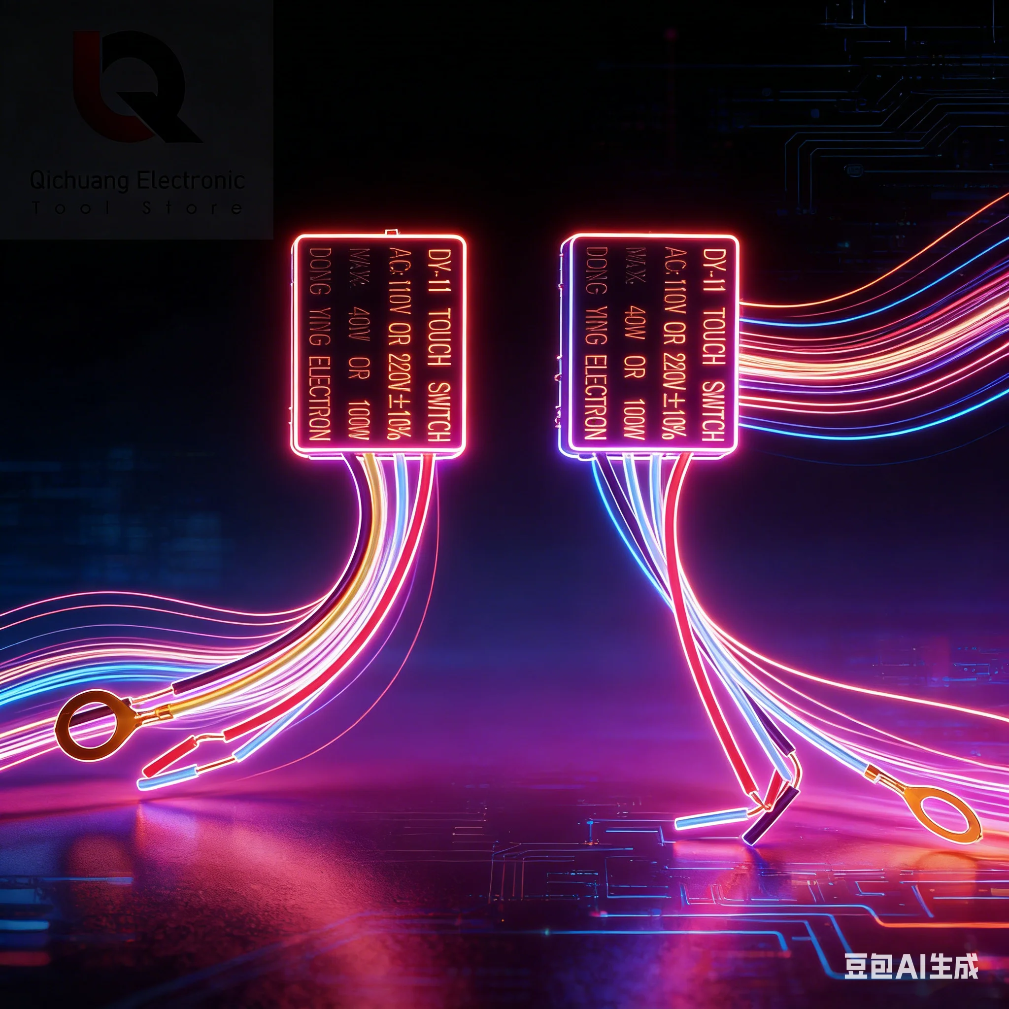 

5PCS 1/4 Way Touch Sensor Dimmer Touch Lamp Repair Kit AC 220V Control Module Replacement Sensor Touch Switch Table Light Parts