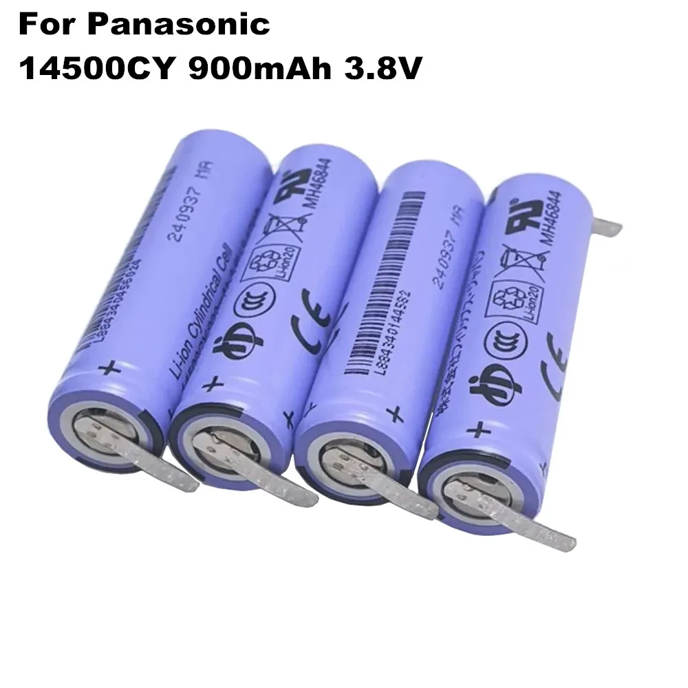 2 قطعة/الوحدة لباناسونيك 14500CY 900mAh 3.8V بطارية ل براون أورال-بي برو 2 نوع 3766 iO4 iO5 iO6 iO7 iO8 iO9 iO10 3758 فرشاة الأسنان #2