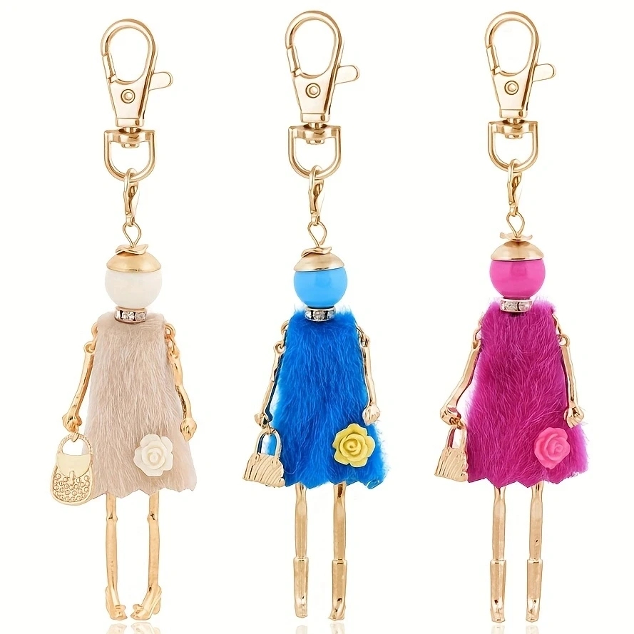 Fashion Jewelry Women Keychain Love Car Bag Charm Key Chain Jewelry Christmas  Wholesale