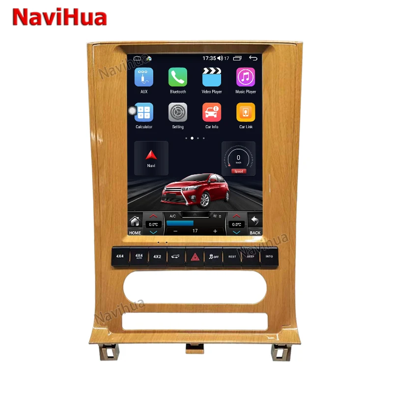 

Navihua Android Car Radio For Lincoln Navigator 12.1 inch Head Unit Multimedia System Car Radio Vertical Screen GPS Navigation