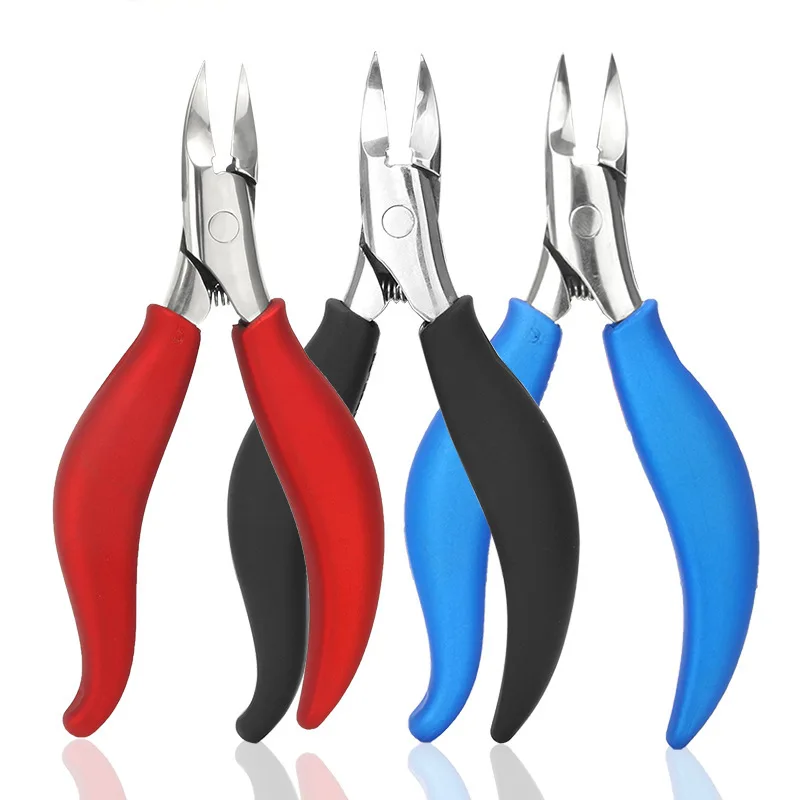 

Professional Toe Nail Clippers Cutter ingrown toenail tool Thick Nail Dead Skin Dirt Remover Super Sharp Curved Blade Nail Tools