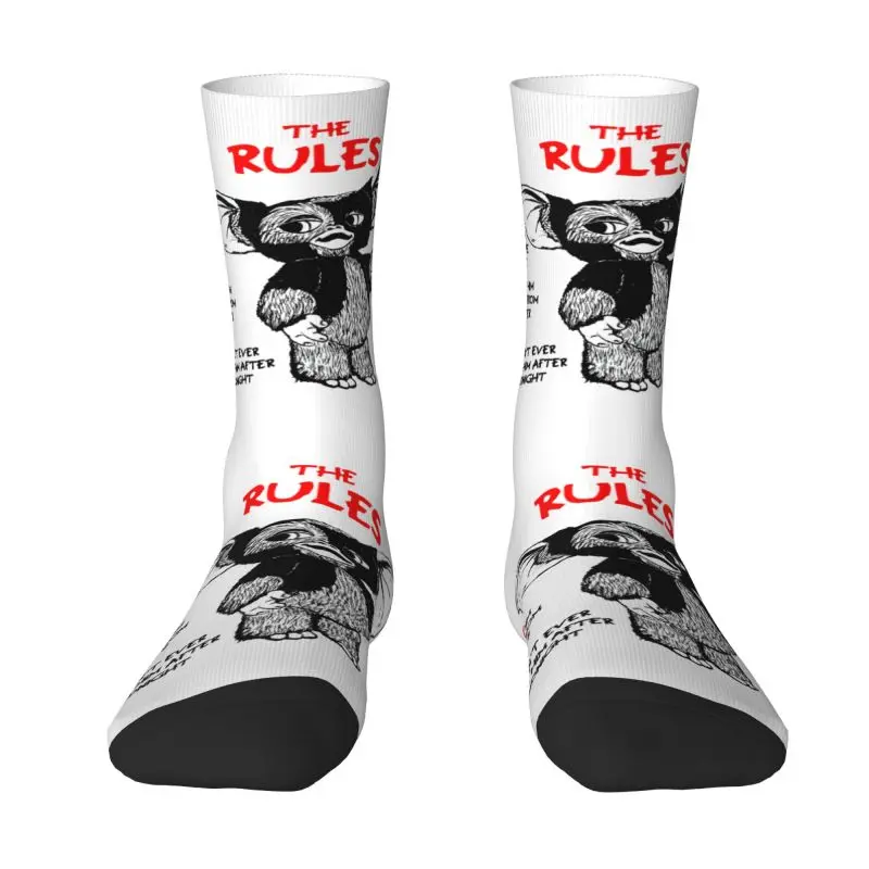 Fashion Printing Gremlins Gizmo Socks for Women Men Stretchy Summer Autumn Winter Mogwai Horror Crew Socks