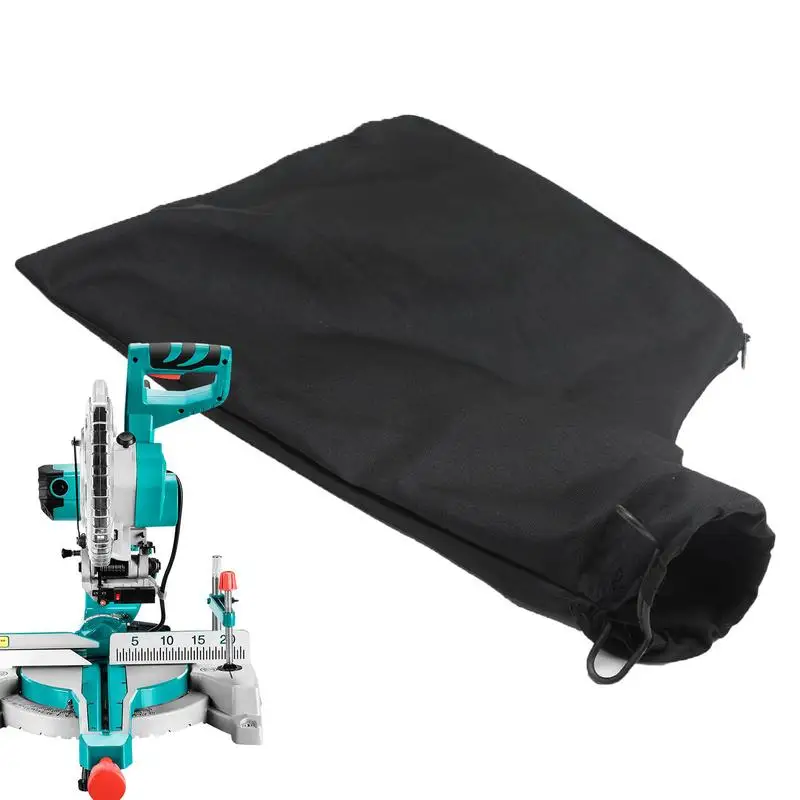Table Saw Dust Bag 10 Inch Aluminum Cutting Machine Dust Outlet Dust Bag With Zipper Miter Saw Dust Bag Table Saw Accessories