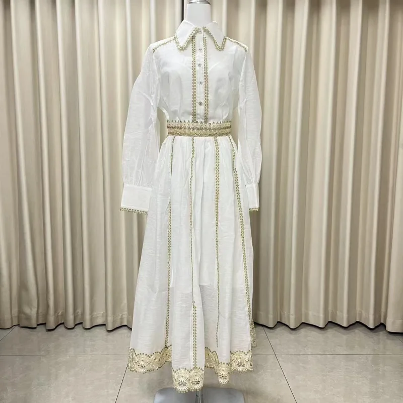

Women's Suit Floral Linen Elegant Long Suits Casual Vacation Beach Party Suits Woman Clothing Fashion High Quality Suits 2025