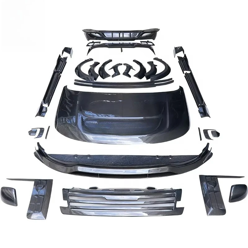 Upgrade to MSY Style Body Kit for Range Rover Vogue Front Lip Wheel Eyebrow Sider Skirts Rear Diffuser Spoiler Bodykit