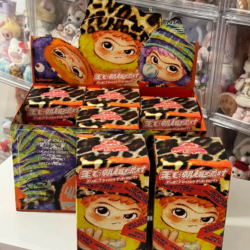 新しいワクク ファジー トレンディ ファン パーティー ブラインドボックス キュート ワクク アクションフィギュア ミステリーボックス キュートドール バッグペンダント ドール サプライズバッグ ギフト