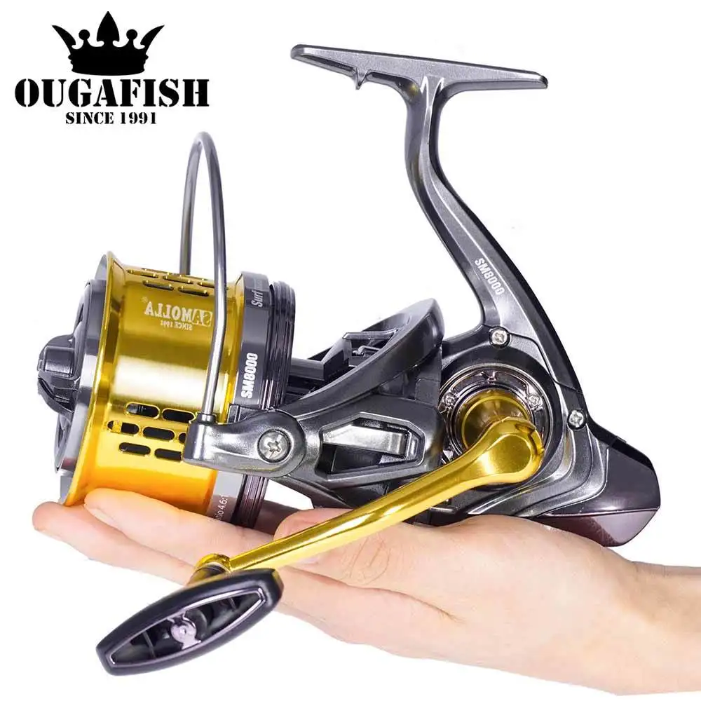 

Saltwater Surf Distant Wheel 9BB Fishing Spinning Reel Coil Open Face Carretilha Freshwater Moulinet Wheel SM8000-12000 Tackle