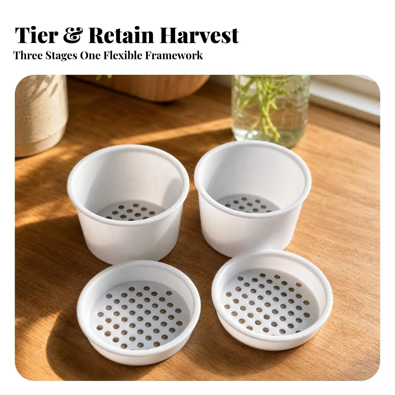 Hydroponic Germination Tray with Drainage Holes for Soilless Sprout Growing for Home Garden Use