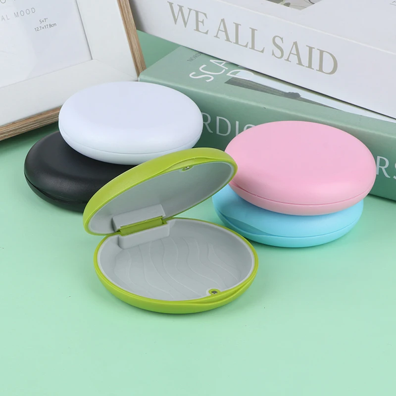 High Quality Orthodontic Retainer Braces Storage Box Soaking Invisible Teeth Denture Cleaning Tooth Storage Portable Belt case