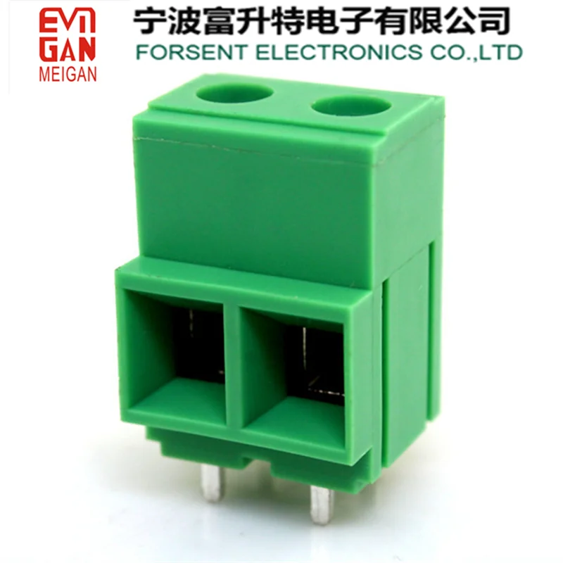 MG135T-10.16mm-2P3P Splicing, Screw Terminal Blocks Connector 750V57A Green & Black KF