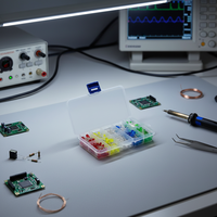 500pcs 3mm/5mm LED Diode Assortment Kit LED Light Emitting Diode Set 5 Colors For DIY Electronics PCB Circuits