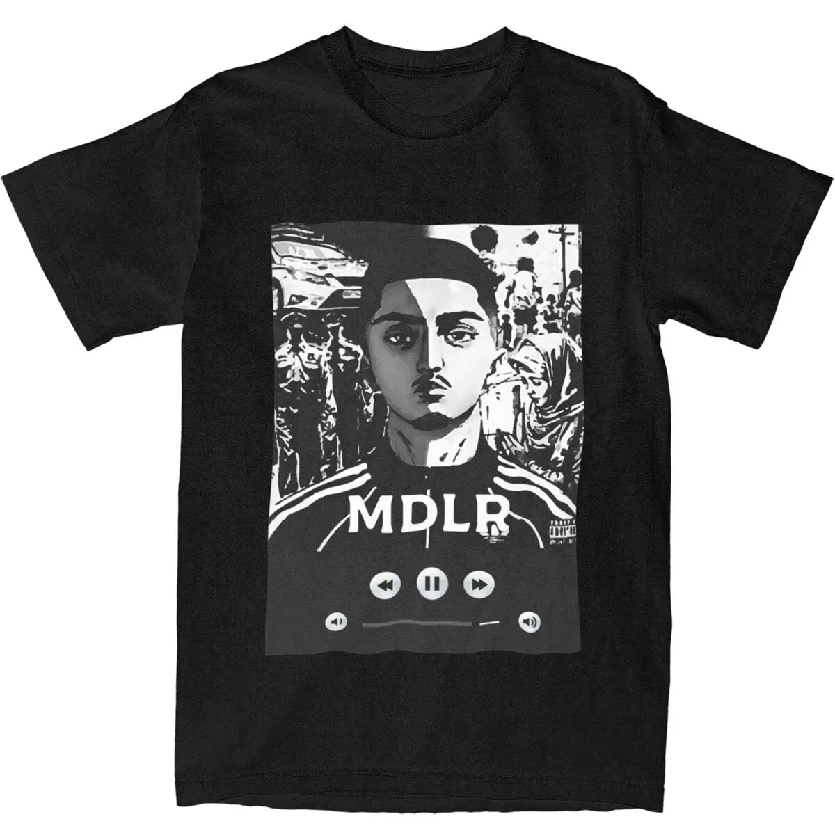 Gift Rapper Morad T Shirt For Unisex M.D.L.R Album Tour Hip Hop 100% Cotton T-shirts Short Sleeve