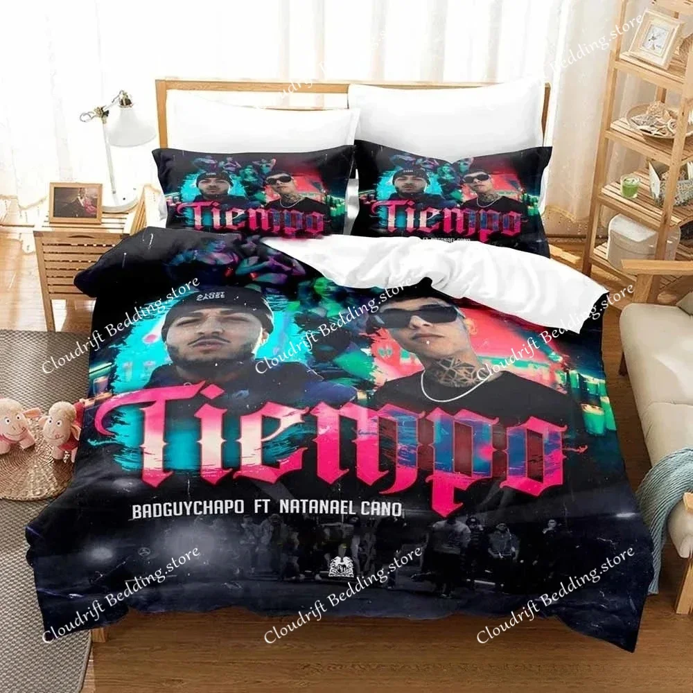 

3D Print Natanael Cano Rapper Bedding Set Duvet Cover Bed Set Quilt Cover Pillowcase Comforter king Queen Size Boys Adult