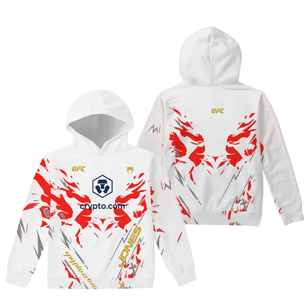 

Мужская быстросохнущая дышащая толстовка с капюшоном, мужской повседневный топ для бега на открытом воздухе, толстовка с капюшоном UFC с 3D принтом