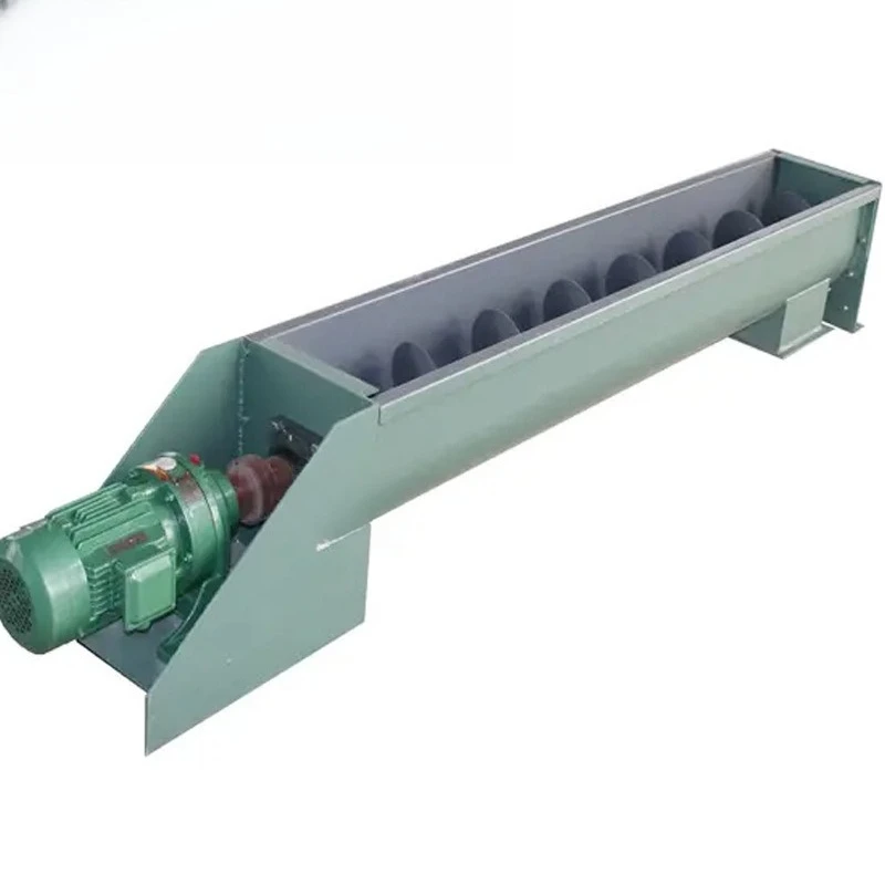 Shaftless screw conveyor, grain ore and sand conveying equipment, U-shaped screw conveyor 3