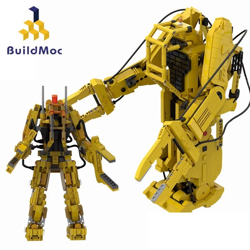 

Buildmoc Ideas P-5000 Power Working Loader Machinery Robot MOC Set Building Blocks Kits Toys for Children Kids Gifts Toy Bricks