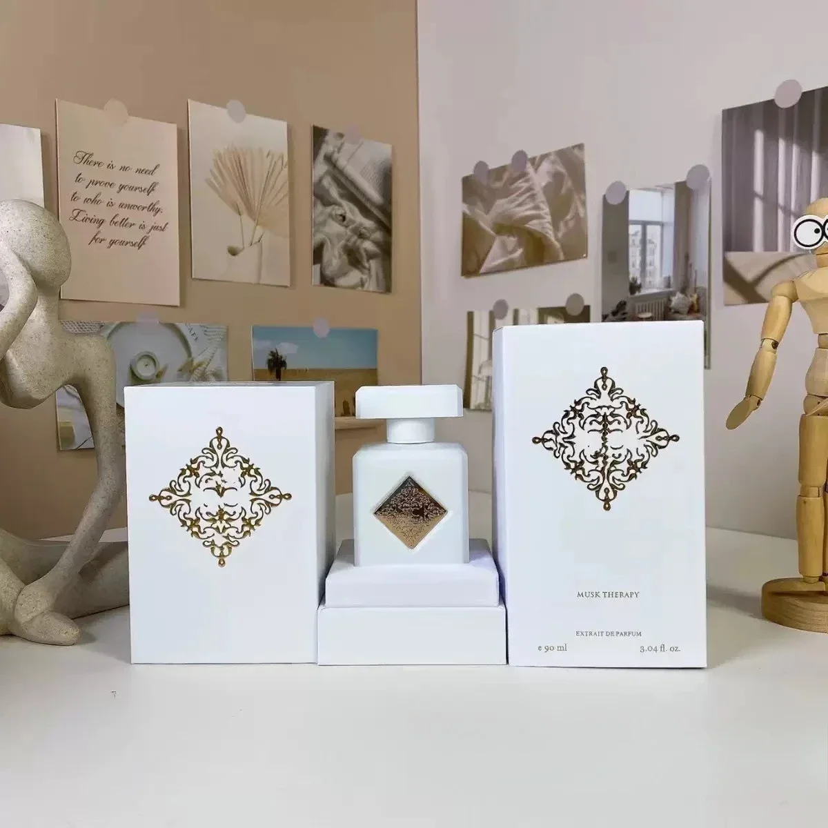 عطر Initio المتخصص للجنسين 90 مل، رائحة وودي شرقية طويلة الأمد مع عود الفانيليا المسك والوردي لرائحة يومية أنيقة