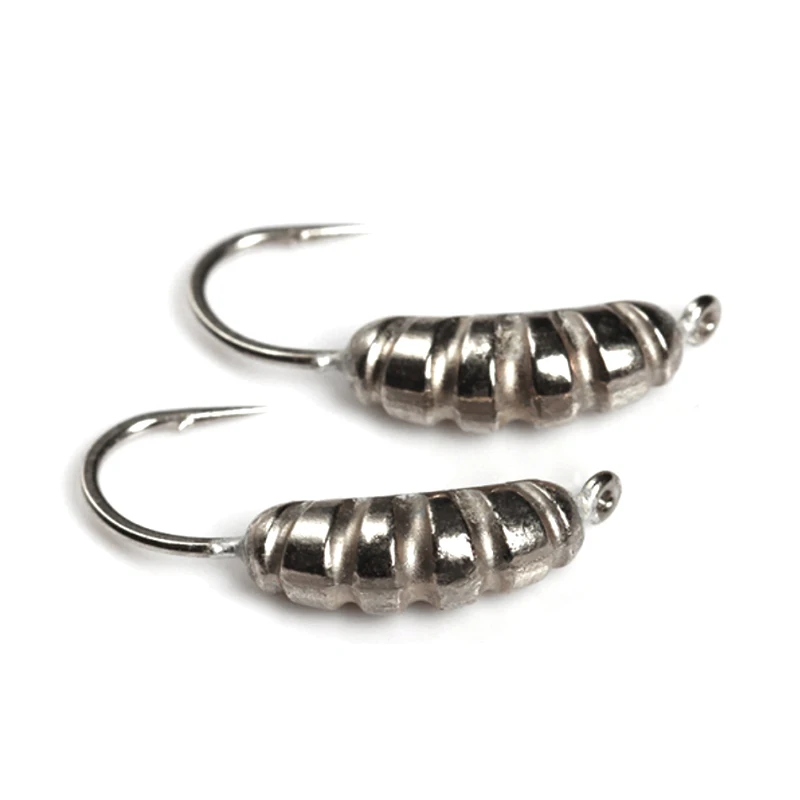 

20/10 Packs 2.0-4.0mm Tungsten Ice Jig Fishing Lures Winter Luminous Bait for Pike Carp Panfish Fishing