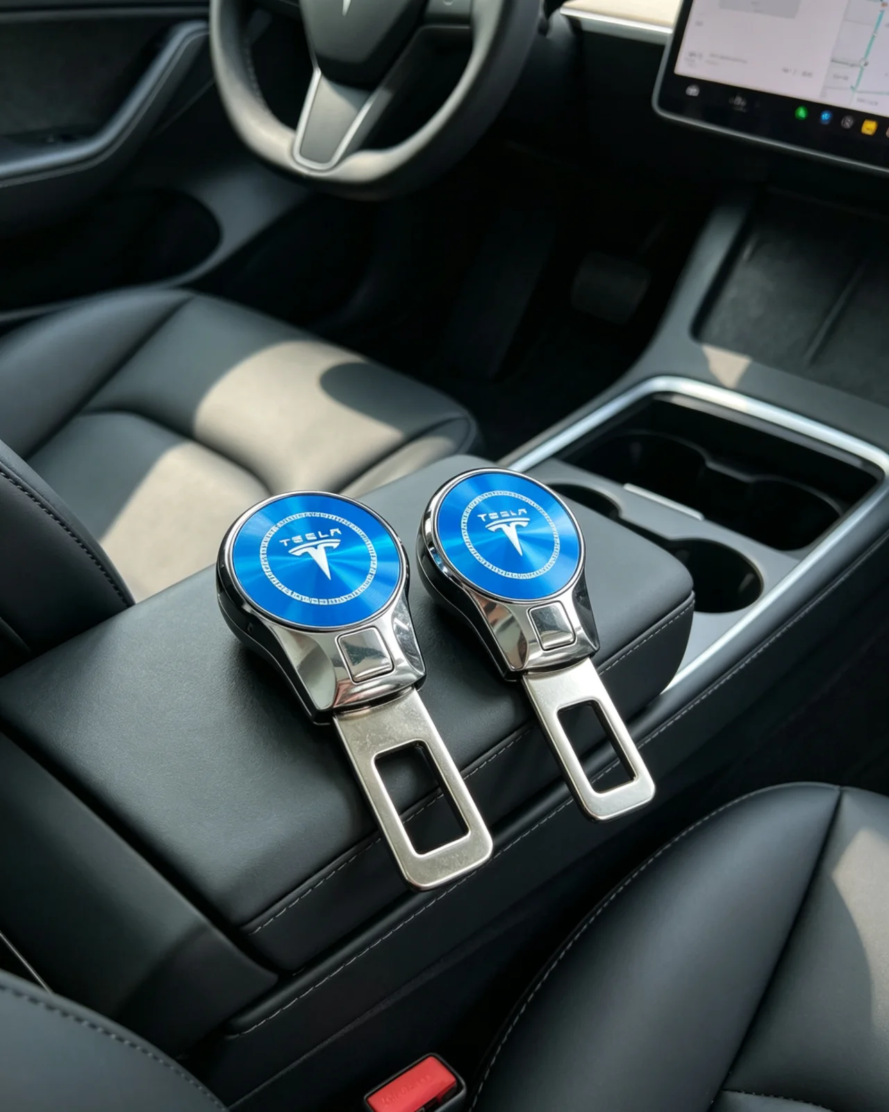 Car Seat Belt Clip Extension Car Buckle Extender Seatbelt Lock Buckle Plug For Tesla Model 3 Model X Model S Model Y Accessories