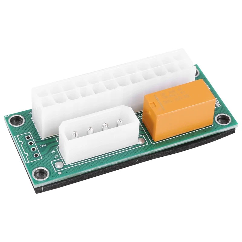 2 Pack Dual PSU Multiple Power Supply Adapter,Add2Psu ATX 24 Pin to Molex 4Pin Connector for BTC Miner-DTD2