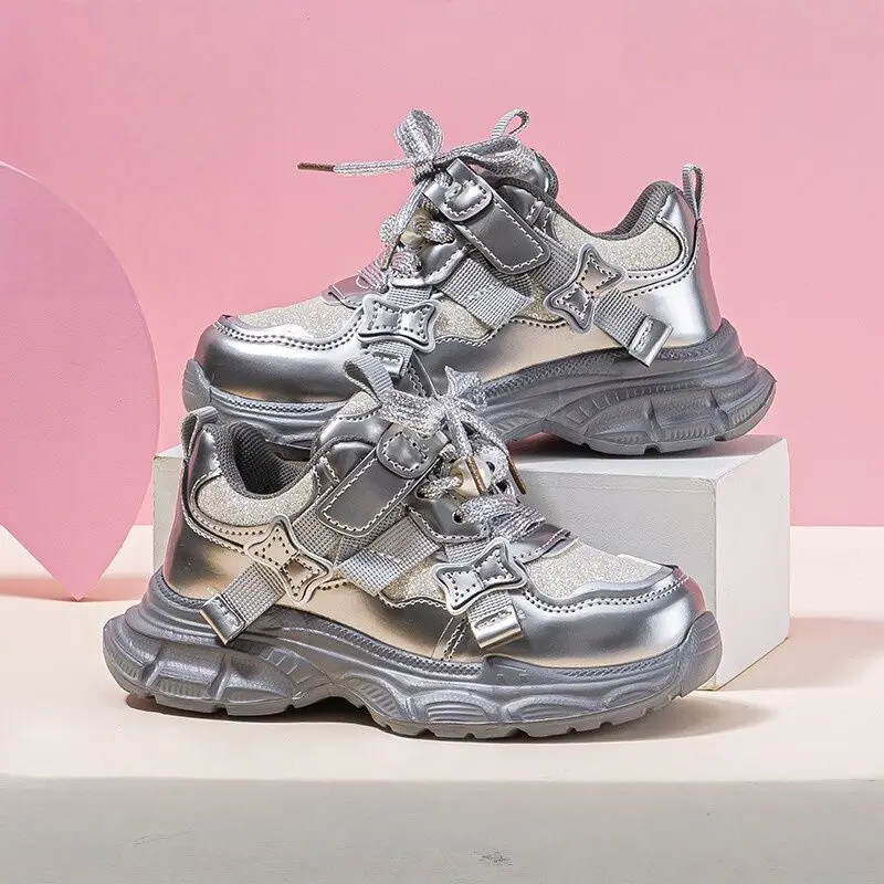 

Girls Kids Casual Shoes 2026 Spring Autumn New Fashion Sneakers Children's Comfortable Breathable Sportswear Shoes