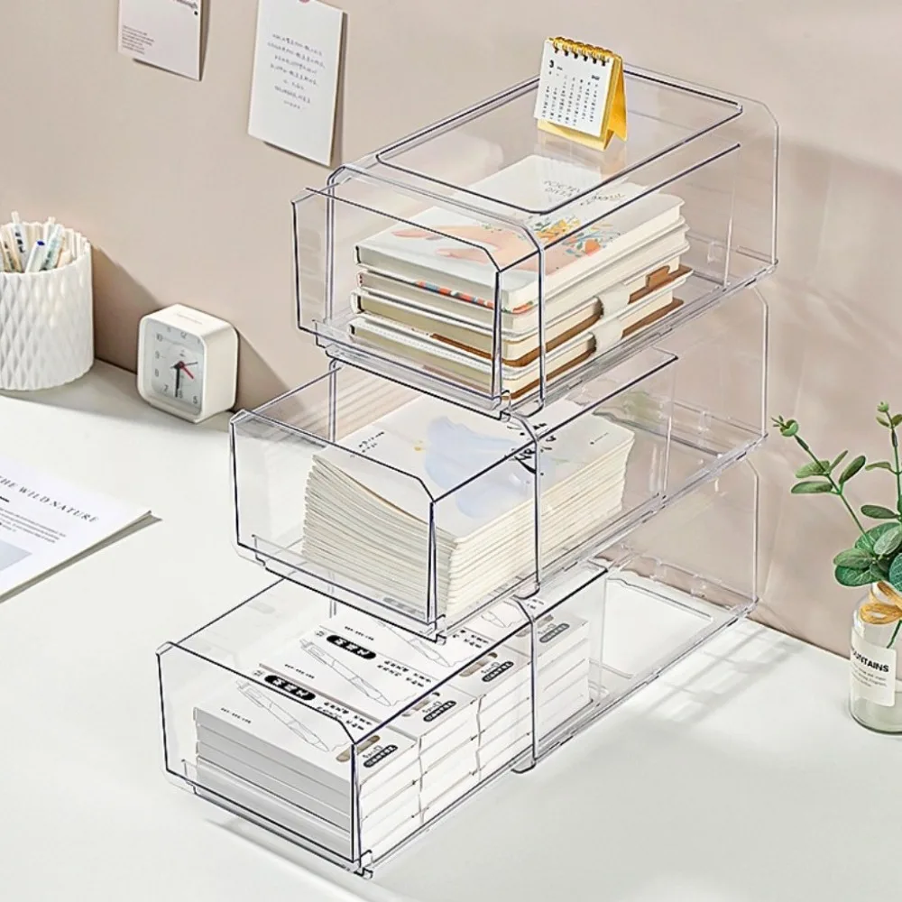 Desktop Drawer-type Stackable Dustproof and Waterproof Storage Box Family Medicine Box First Aid Storage Box