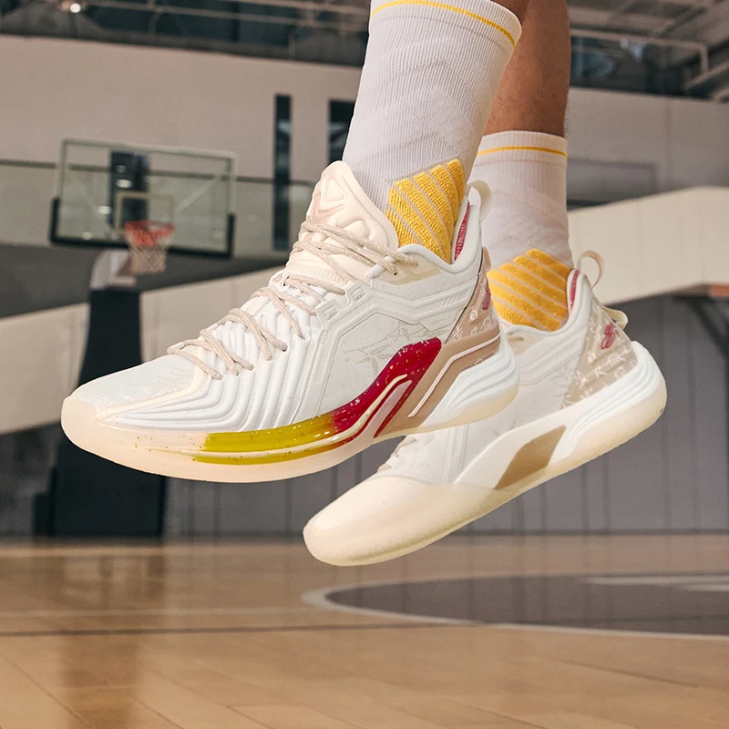 Xtep JLIN3 Basketball Shoes For Men 2022 Winter Shock Absorption Sports Shoes Mid Top Non-Slip Comfortable Sneakers 978419120035