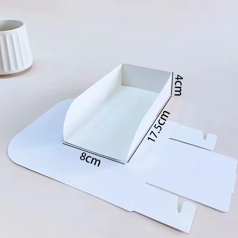 50pcs Mini Hamburger Paper Box Pancake Toast Sandwich Bread Holder Snack Street Food Packaging Boxes Festival Party Supplies