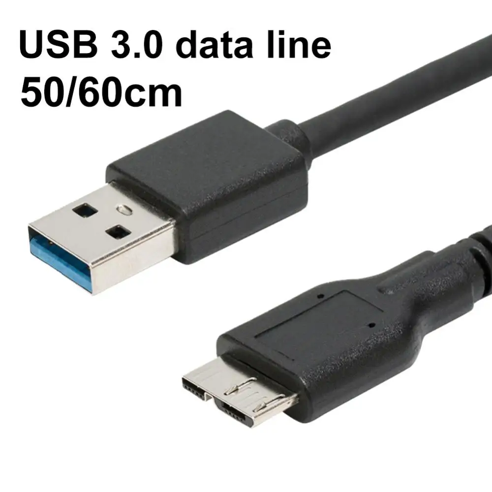 HDD Cable USB 3.0 A Male to Micro B Male Data Sync Adapter Cable for Mobile Hard Disk SSD SATA