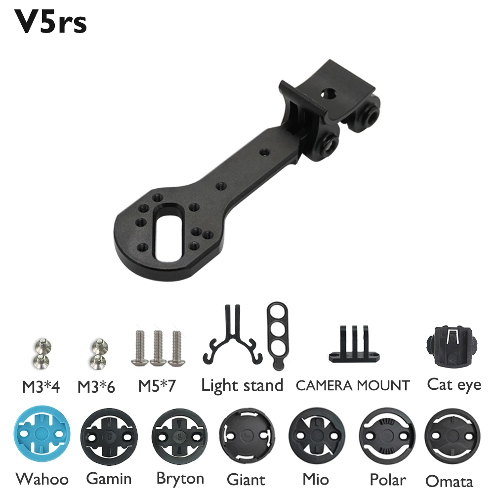 

Крепление для велосипеда из сплава CC.01 V5rs, 35,7 г, совместимый циферблат 22 мм для широкого руля CC.01, легкий вес с Gopro/Garmin/Bryton/Wahoo