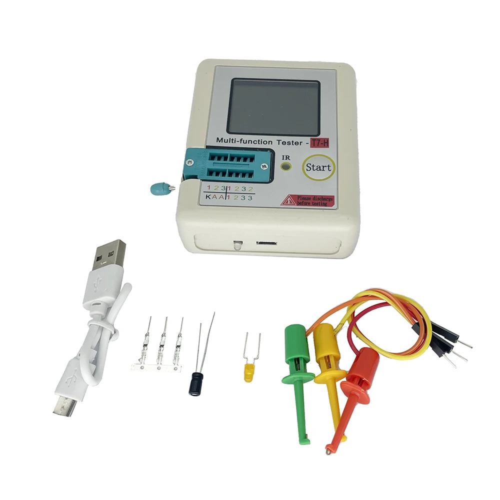 MTT-V1 TC-T7-H LCR-TC2 TransistorTester High Precision LCD Digital Meter Diode Triode Capacitance ESR MOS/PNP/NPN LCR MOSFET TFT