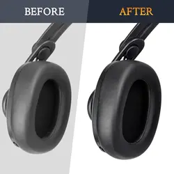 Protein Leather Earpads Replacement for AKG Pro Audio K361, K361BT, K371, K371BT Headphones, Ear Pads Cushions with High-Density