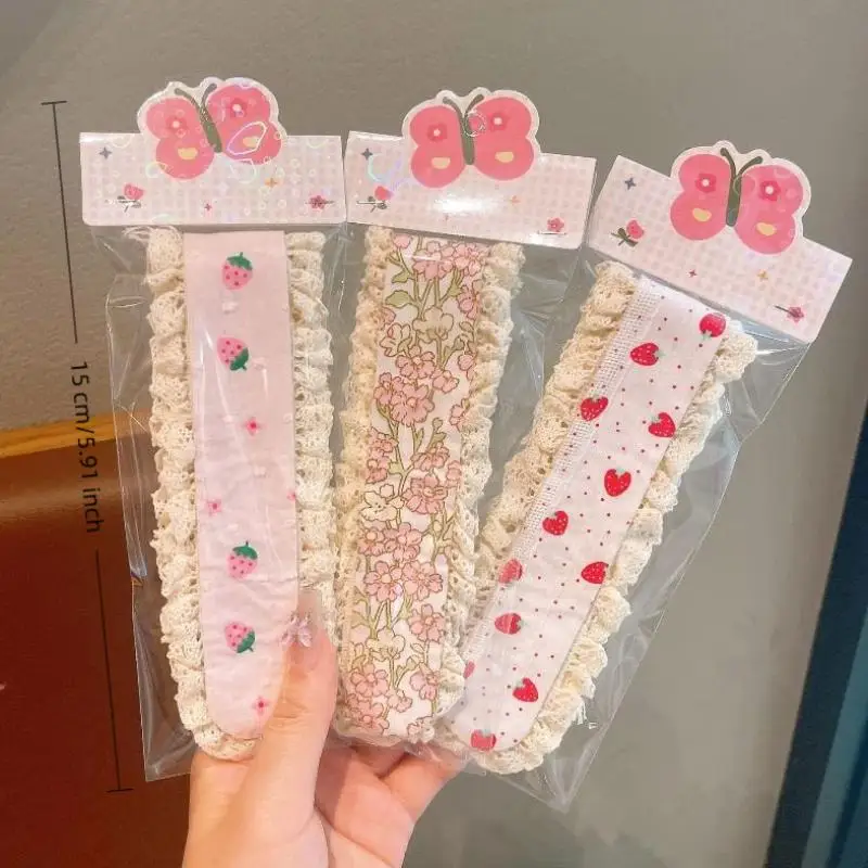 Haarband für Mädchen mit Blumensticker, für gebrochenes Haar und Pony, als Kopfbedeckung zum Gesichtwaschen, Haaraccessoires – Detail 11