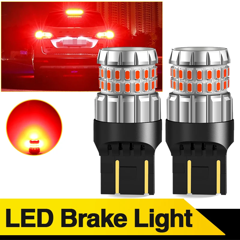 

2PCS T20 7443 LED Brake Light W21W W21/5W LED Backup Reverse Parking Bulbs For Toyota Mazda Subaru Buick Chevrolet Honda Ford
