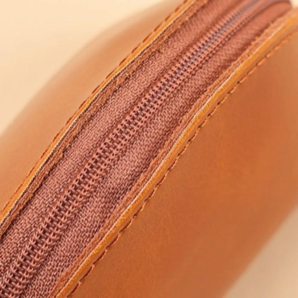 Tragbare PU-Leder-Herren-Geldbörse, Haspe, Reißverschluss, Clutch, einfarbig, Null-Geldbörse, Vintage, mit lockerer Wechsel, Aufbewahrung, Kartentasche