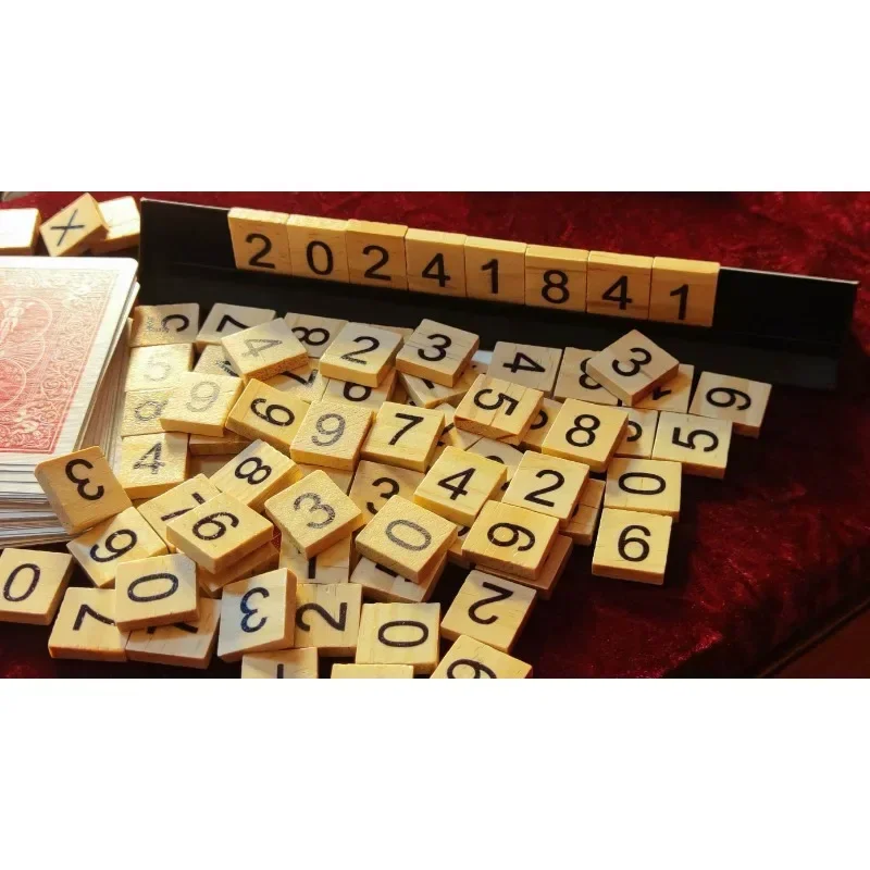 Números de previsão de super utilitário por jerome sauloup mentalismo palco truques mágicos magia truque mágicos prop ilusão